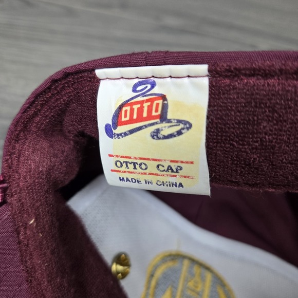 Vintage Norfolk Western Hat Adult Red Otto Strapback‎ Cap With Pins - Picture 11 of 14